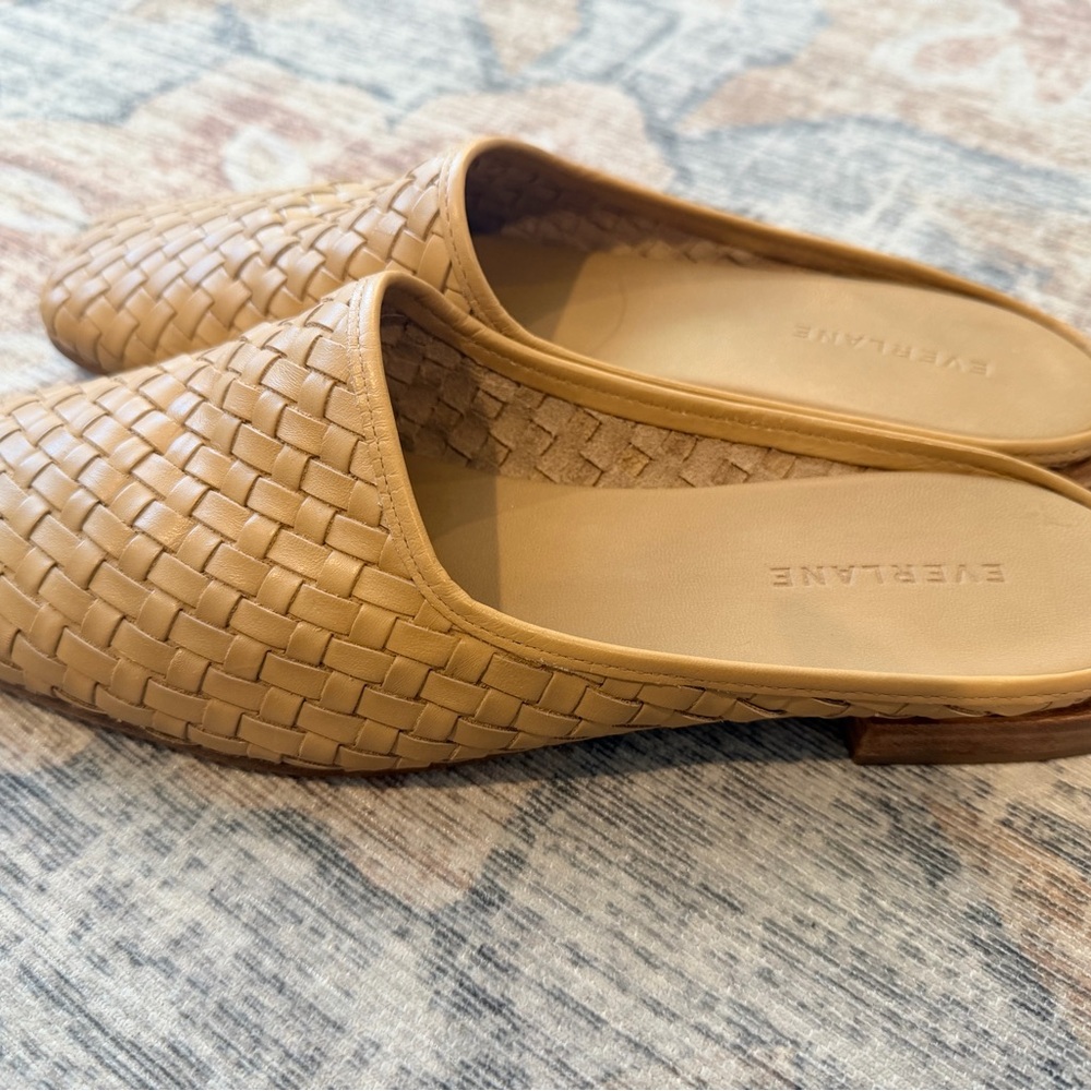 Everlane Woven Leather Mule in Tan - Picture 7 of 8